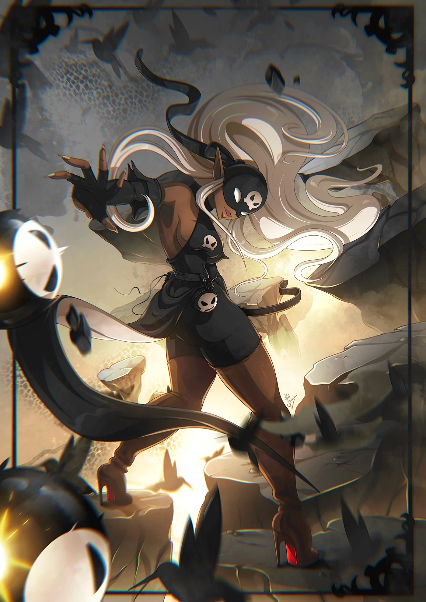 Dofus Action Hero Golden - Dynamic Combat Wallpaper