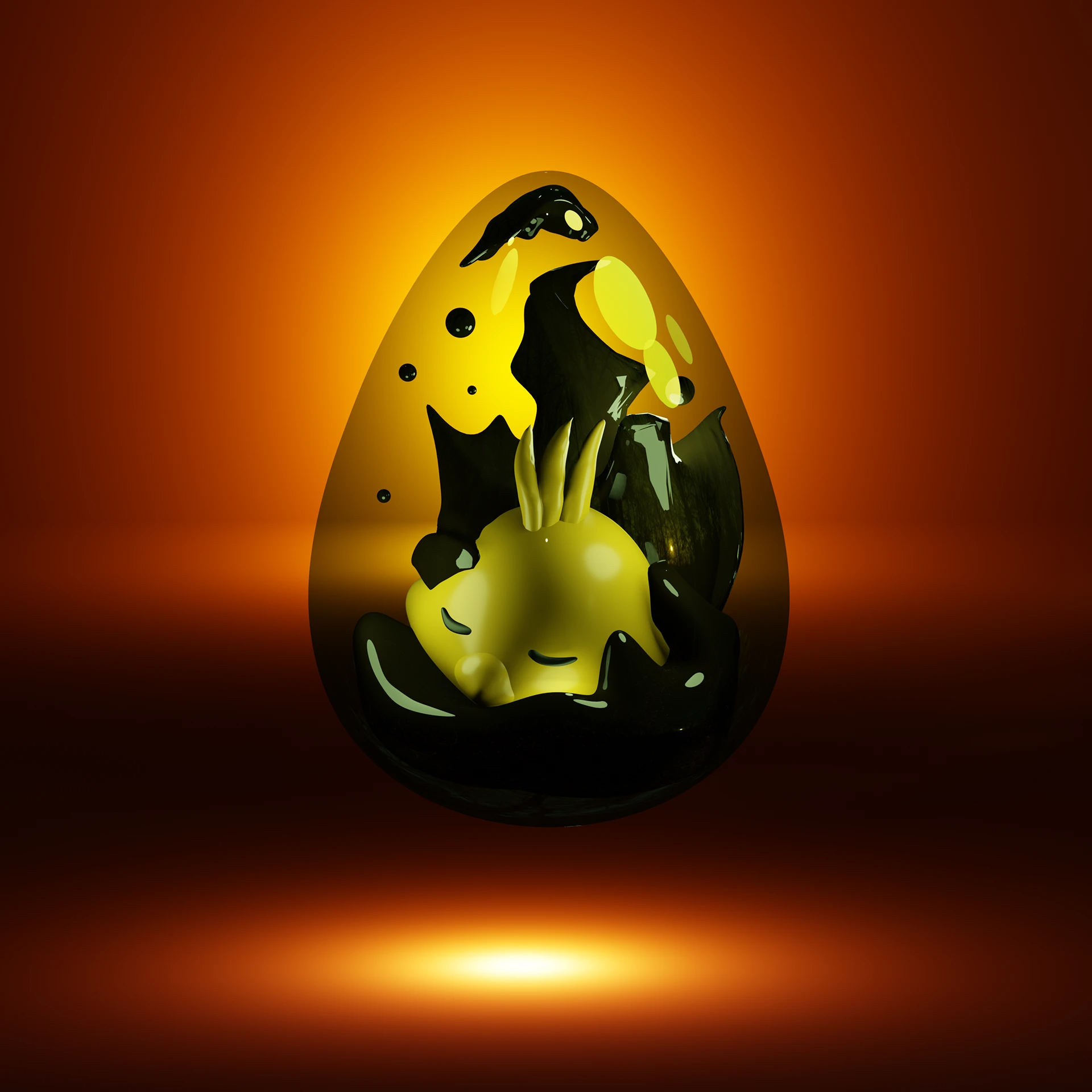 Dofus Earth Yellow Dragon Egg - Ground Element Wallpaper