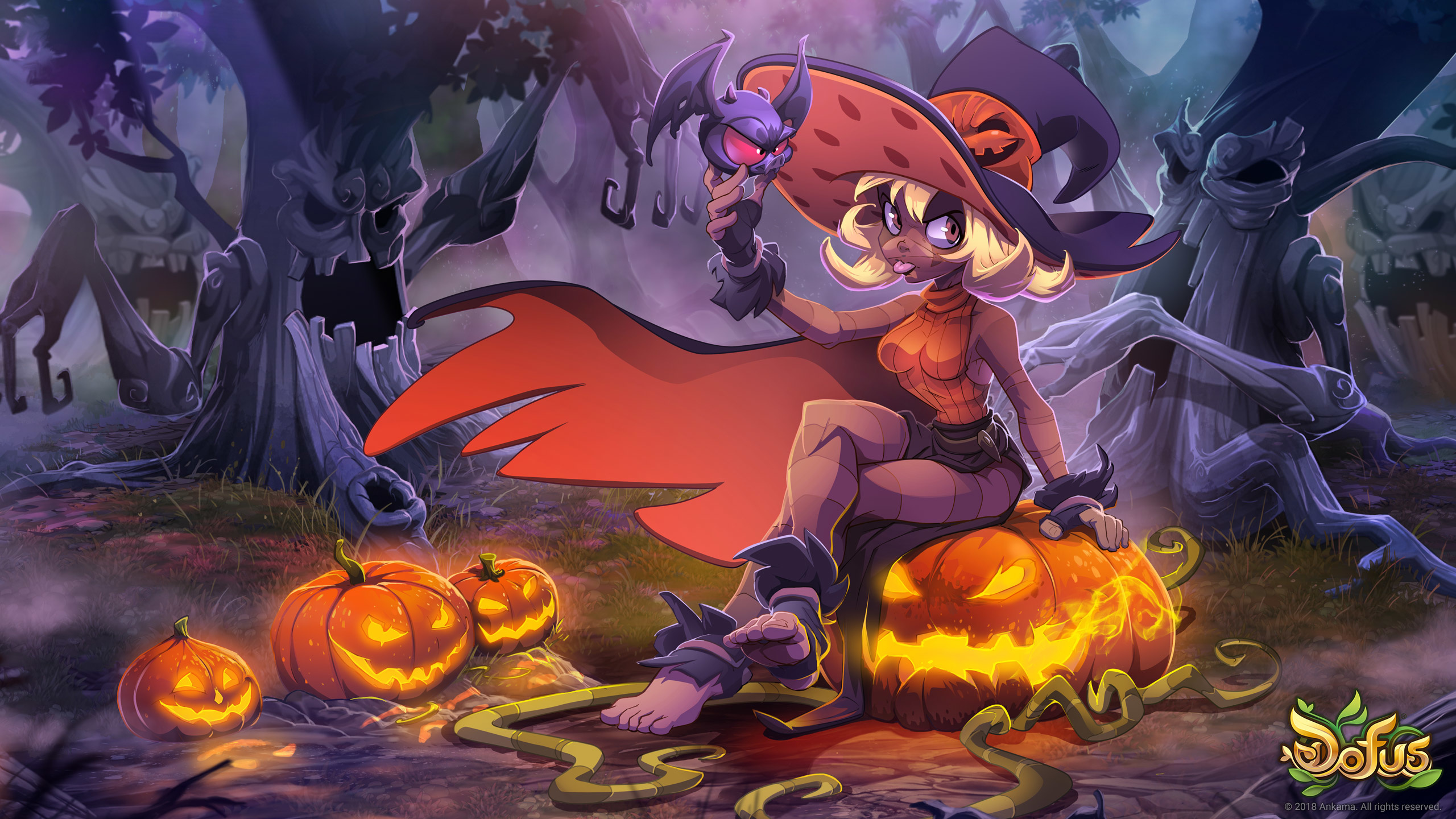 Halloween Dofus Pumpkin - Seasonal Event Wallpaper