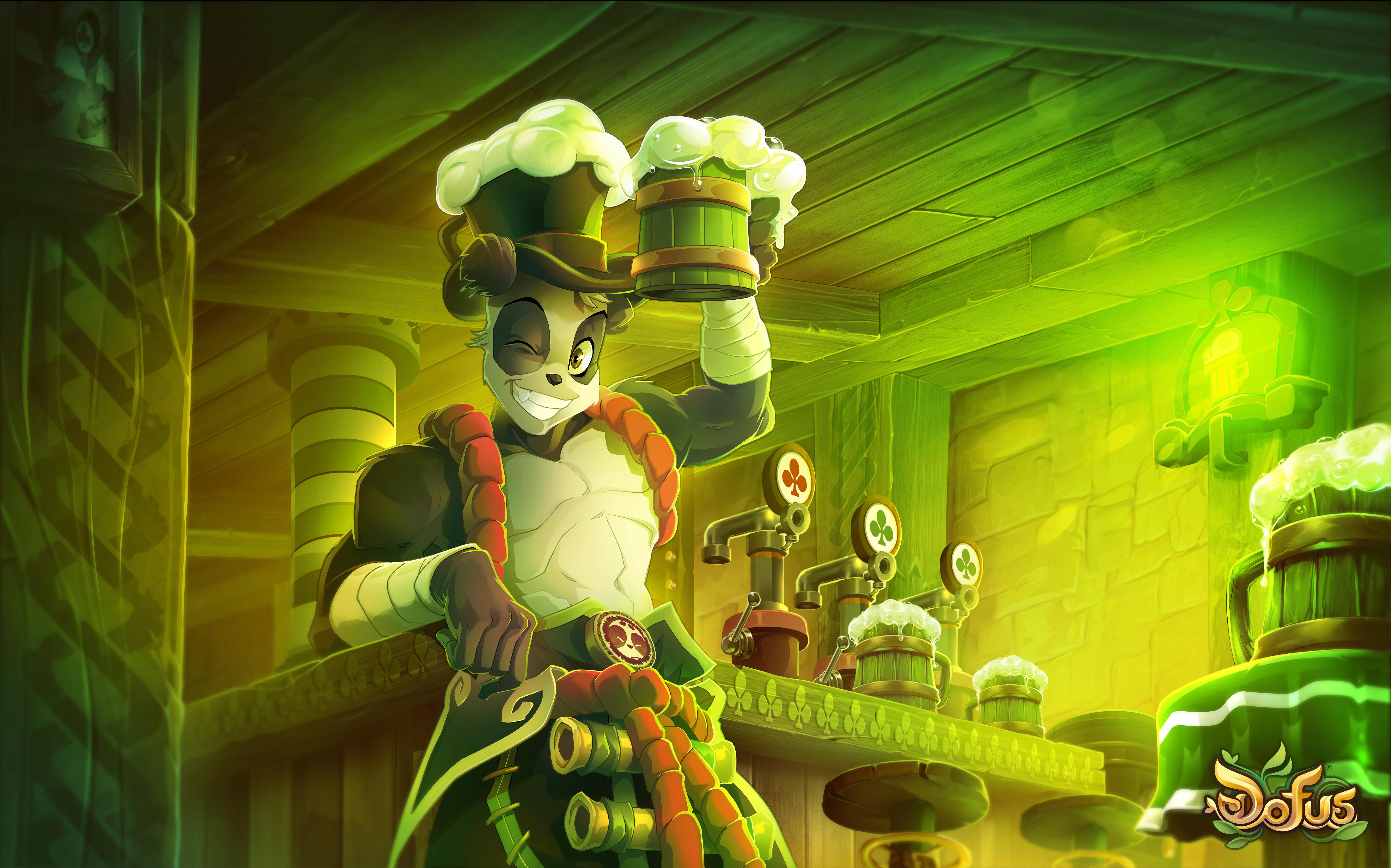 Pandawa Dofus Tavern - Character Class Wallpaper